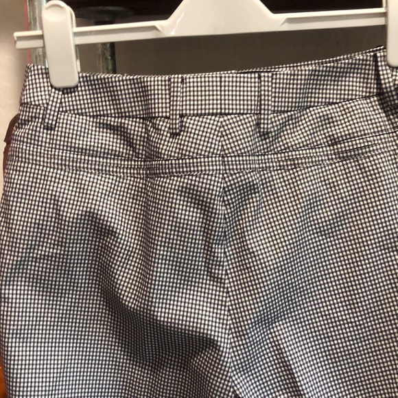 Carlisle black/white checkered pants w/ a shimmer - Picture 5 of 7